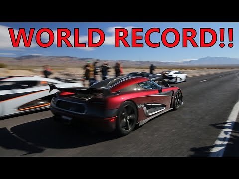 Insane Koenigsegg Agera RS Breaks TOP SPEED WORLD RECORD!!!