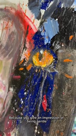 Brutal Study of Nina — Episode 2: The Evil Eye 🔥👁️ Why paint the evil eye? Because Nina notices things. Because she sees what’s going on — even when it’s uncomfortable. Perkele Nina! 🔥 Nina & Nina 🧡💪 Nina Normann Nina Albrecht #femalegaze #womenwithvoice #womenwhotakeu #feministart #rawportrait #womenempowerment | Nina Albrecht