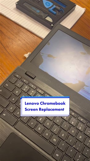 How to replace the screen of a Lenovo Chromebook using my @iFixit essential electronics tool kit 💻 *sn: I know it’s time for a nail refill! don’t focus on my fingers, that’s not the point of this video. I replaced the screen & that’s all that matters 😁😎 #blackgirlsintech #girlintech #girlintechnology #screenreplacement #laptopscreenreplacement #laptopscreen #lenovochromebook