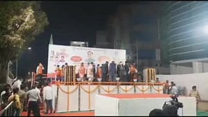 13K views · 176 reactions | *બ્રેકિંગ* વડોદરાની ચૂંટણી સભામાં મુખ્યમંત્રીને ચક્કર આવ્યા સભાને સંબોધતી વખતે મુખ્યમંત્રી નીચે પડ્યા | 20 News Channel | Facebook