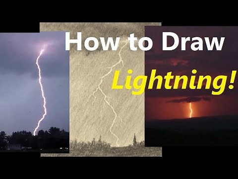 How to Draw Lightning Drawing the Weather