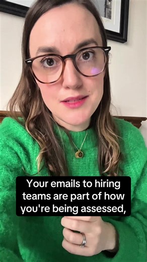 Don’t make this mistake when you’re emailing hiring teams! Follow for more insider insights and advice for early careers hiring in tech. #FirstJob #CareerAdvice #TechCareers #JobHiring #EmailEtiquette