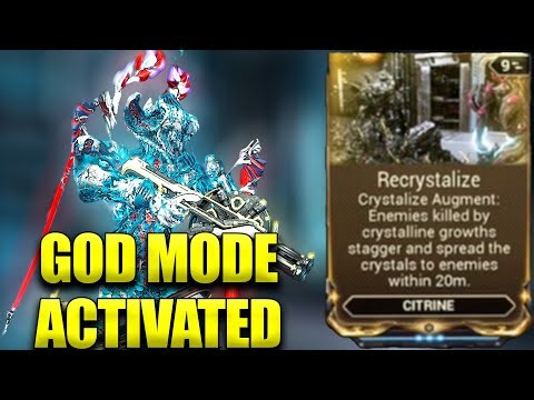 Citrine IS A GOD With Recrystallize! New Warframe Syndicate Augment Mod!
