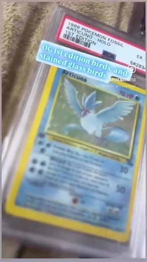 🔥 LEGENDARY BIRDS ALERT 🔥 Three of the most iconic Pokémon ever made… Moltres 🔥 Articuno ❄️ Zapdos ⚡ We’ve got the stained-glass Legendary Birds from Hidden Fates AND the OG First Edition Fossil birds in one video 🤯 Modern heat meets vintage history in the cleanest way possible. Hidden Fates gave us one of the most beautiful trios Pokémon has ever printed… and Fossil gave us the originals that started it all. Seeing them side-by-side really hits different. This is what collecting is all abou