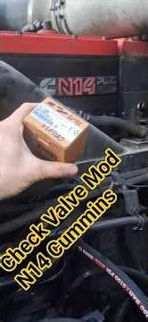 Check Valve Mod N14 Cummins