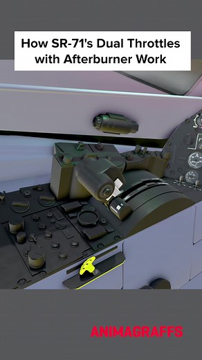 How SR-71's Dual Throttles with Afterburner Work_034 | Animagraffs