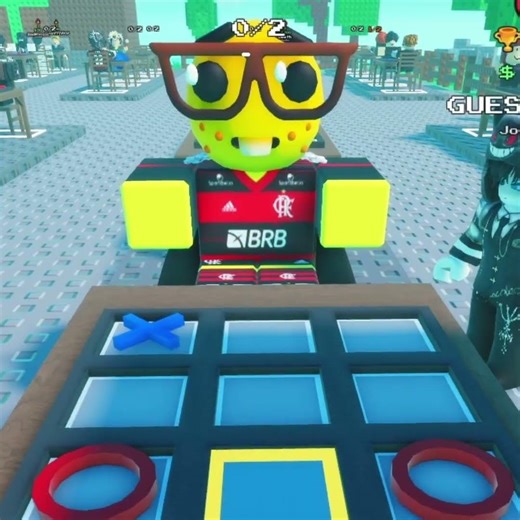 TENTEI GANHAR O JOGO DA VELHA DO ROBLOX