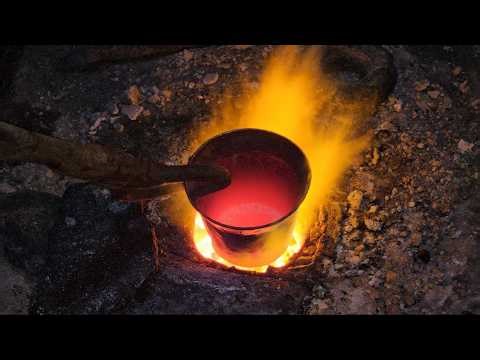 Making a Mini Copper Bucket by Hand Satisfying Metal Craft