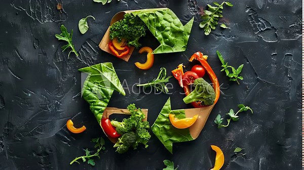 Earth Day. Recycle symbol made of leafy greenery. Conceptual recycling, environmental protection, pollution prevention, eco friendly development conservation, waste reduction, sustainable living.