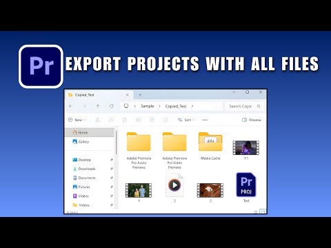 How to Export Premiere Pro Projects with All Files 2026
