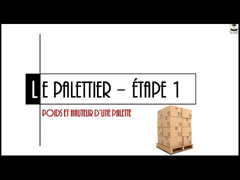 LE PALETTIER ETAPE 1