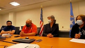 14K views · 41 reactions | On Saipan, hospital CEO Esther Muna briefed media that the 50th confirmed case of COVID-19 is the first "community-acquired" case in the NMI in 93 days. Meanwhile, they also announced that three more individuals have tested positive for the virus upon arrival into the CNMI, bringing the case count up north to 53. | KUAM News | Facebook