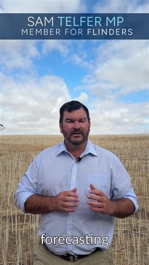 A Doppler weather radar for the Eyre Peninsula is essential for the economic opportunities of the future and the safety of our community, and that's why an elected SA Liberal government would commit $5million towards the capital installation of a weather radar for the EP. With such a large agriculture production area, the largest fishing fleet in the southern hemisphere, an increasing aquaculture industry, as well as community and emergency services benefits, it can't be denied that this needs t