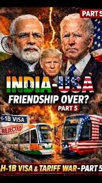 India-USA Friendship Over? H-1B Visa & Tariff War(Part 5)#facts #3danimation #3dvisualization