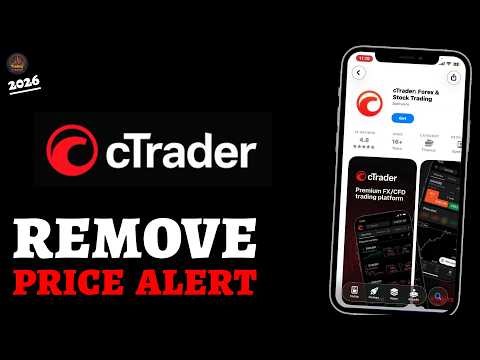 How to Remove a Price Alert in cTrader (Step by Step)?