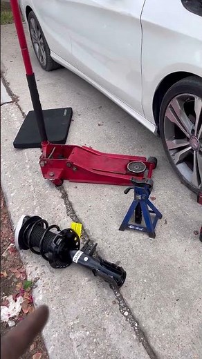 2015 Mercedes CLA 250 Front Strut Replacement #mercedes #diy #mechanic #failure #benz