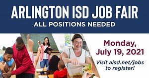4.7K views · 93 reactions | Do more than teach. Shape the future of students in Arlington ISD. Apply now to join our team at aisd.net. Then register to attend the Arlington ISD job fair on July 19 from 4 to 7 p.m. https://www.eventbrite.com/e/arlington-isd-all-positions-job-fair-tickets-160028045191 | Arlington ISD | Facebook
