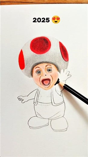 How to draw super mario #art #shorts