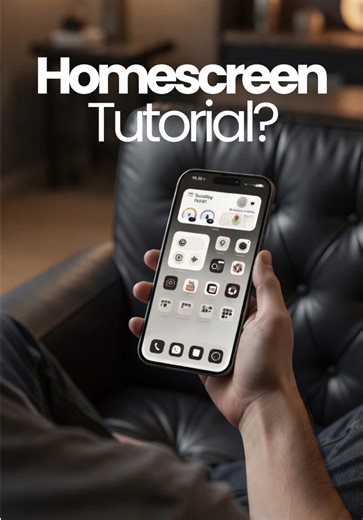 New Homescreen Setup iPhone 17. Comment “tutorial” to get the full video tutorial of this. 1.000 comments and I’ll do the tutorial! . . . #iphone17promax #homescreen #setup #tutorial #design