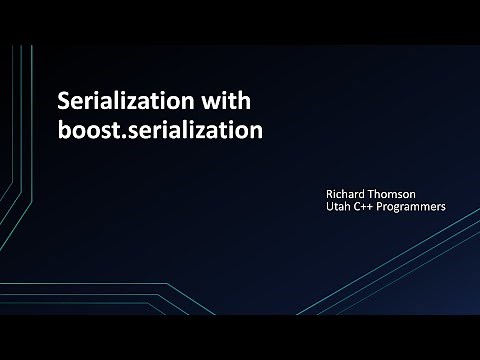Serialization with Boost.Serialization
