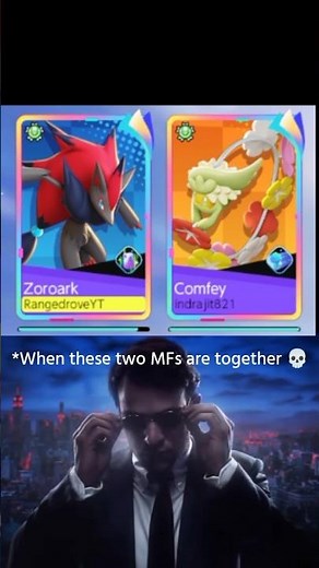 When ZOROARK Meets COMFEY 💀 | Pokemon Unite #Shorts #Matchmaking #Zoroark