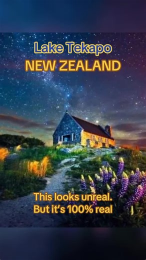 34 shares | Magic at Lake Tekapo ✨”Experience the breathtaking beauty of Lake Tekapo  From its vibrant turquoise waters to the starry night skies, this is nature at its most magical#travelling #laketekapo #newzealand #fyp #nature | Explore NZ Daily | Facebook