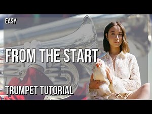 How to play From the Start by Laufey on Trumpet (Tutorial)