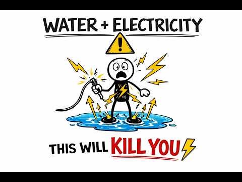 Water and electricity — why this combination is guaranteed to kill#Shockproof #ElectricalSafety