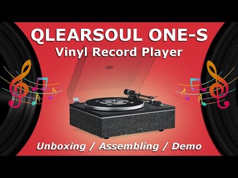 QLEARSOUL ONE-S Vinyl Record Player | Unboxing / Assembling / Demo
