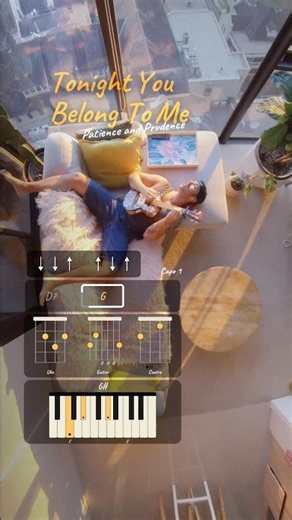 Tonight You Belong to Me - ukulele, guitar, cuatro, and piano cover - chords and strumming tutori...