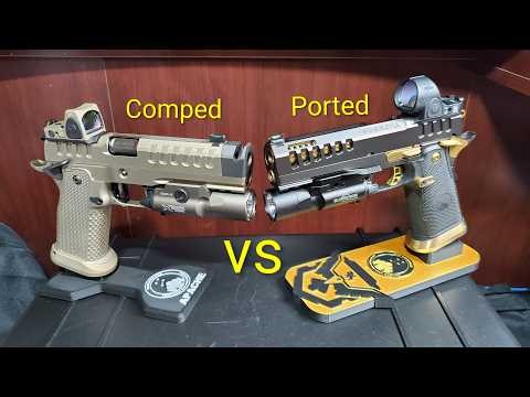 COMPTED vs PORTED FIRST SHOTS WatchTower Kovert x Apache (Ltd FDE Edit) #viralvideo #edc #gunculture