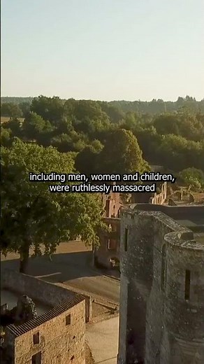 WW2 History / Oradour sur Glane Tragedy, France - Drone Footage 🪖 #ww2 #history