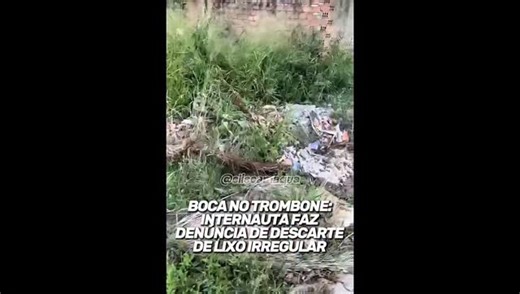 Clic Camaquã on Instagram: "BOCA NO TROMBONE: Internauta manda vídeos sobre denuncia de descarte irregular na tarde da última quinta-feira (18), na rua Lauri Farias dos Santos, bairro Jardim do Forte. Saiba mais acessando Clic Camaquã - seu jornal diário na internet"