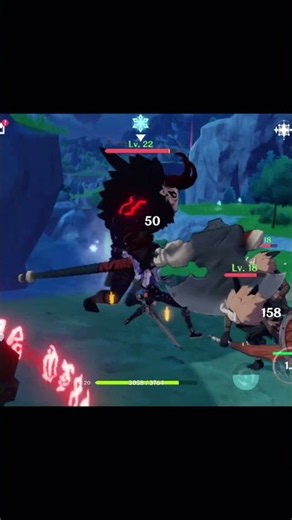 Kaeya & Jean vs Blazing Axe Mitachurl! ❄️🍃 Genshin Impact #genshinimpact