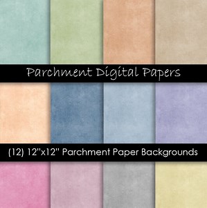 Parchment Digital Paper Textures Parchment Digital Scrapbook Paper Multi-color Printable Papers - for Commercial Use - Etsy