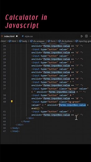 Crea tu Calculadora con CSS y JavaScript 🔥🔥🔥🔥