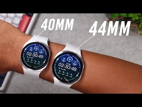 Samsung Galaxy Watch 8 - 40mm vs 44mm Size Comparison on Wrist!