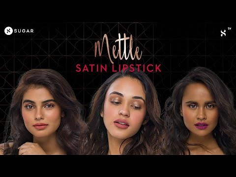 Mettle Satin Lipstick | FIND YOUR SHADE | SUGAR Cosmetics