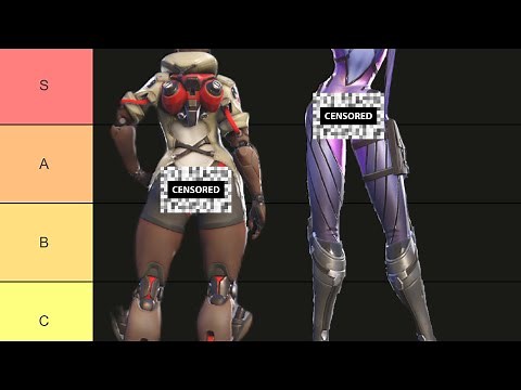 Overwatch 2 BUTT Tier LIST! all characters.
