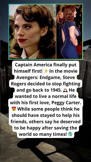 Captain America's decision to return to Peggy Carter