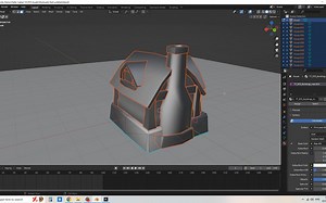 【unity学习日志-01.1】使用blender实现建筑物倒塌效果