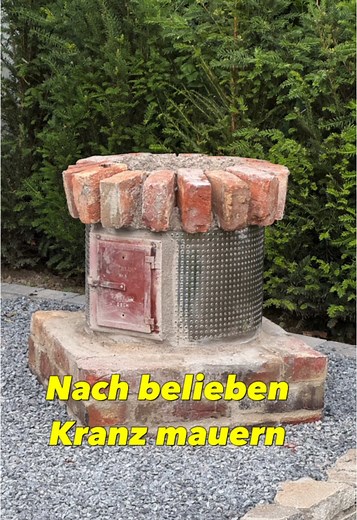 DIY Feuertonne aus Waschmaschinentrommel erstellen