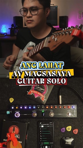 John Philipp Nuqui on Instagram: "🎸 Ang Lahat Ay Magsasaya – Malayang Pilipino Music Guitar Solo Cover | Worship Reels Isang awit ng kagalakan at papuri 🙌 Sharing this guitar solo cover habang sinasabay ang solid na gear na gamit sa worship and content creation. Gears: 🎸 JCraft S-3HC Modern Pro – from @jollymusicph AROMA Clip Tuner 🎛️ Tank G – from Ehrosmith TV 🎶 @smigerluxars.id Strings 🎸 HEX Technologies Pick Fermata Musical Instrument Shop Pick Holder Fermata Guitar Cleaning & Care Kit