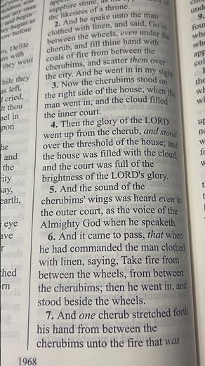 The Fire of Judgment and the Voice of God — Ezekiel 10:5-6