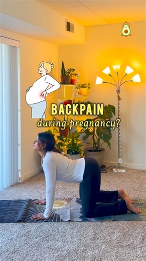 Prenatal Yoga by Akshata on Instagram: "Pregnant and struggling with back pain? 🤰💛 These gentle prenatal movements can help release tension, create space in the spine, and support your growing body — safely and mindfully. DM me for a FREE trial class @prenatal.yoga.by.akshata [prenatal yoga, pregnancy stretches, back pain relief, pregnancy back pain, safe pregnancy movement, second trimester tips, third trimester tips, prenatal wellness, pelvic mobility, pregnancy comfort] #PrenatalYoga #Pregn