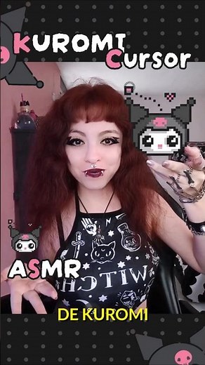 Creando Cursor de Kuromi ✨ ASMR ✨ #kuromi #asmr #cursor #personalizacion #shorts