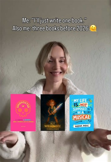 I didn’t even think that I’d be able to finish one book! But thanks to the sleepless nights with a newborn and lots of coffee, I finished two more. 😁 #indieauthor #writersoftiktok #2025goals