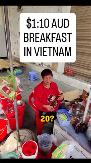 Brenden Sharp on Instagram: "$1.10 Breakfast in Vietnam? 🇻🇳 Still can’t believe this! I just grabbed a fresh Banh Mi with two eggs and greens for only 20,000 VND. That’s about $1.10 AUD. 🤯 This is why I love slow traveling through Southeast Asia. You get incredible local food and a front-row seat to the daily hustle for next to nothing. This little street-side stall in Ha Long Bay is exactly what I’m talking about. Follow for more budget travel tips and stay tuned for my travel guides! #HaLon