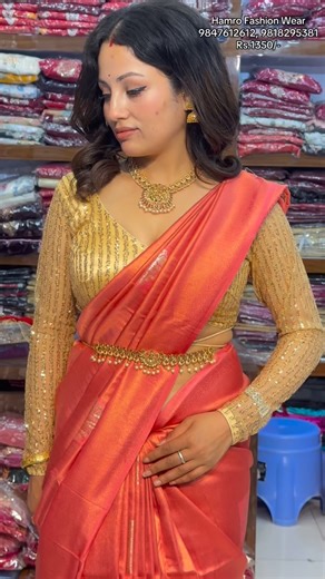 Hamro Fashion Wear on Instagram: "Premium Quality Rs.1350/- Soft South Silk Sari With Blouse Home Washable worldwide delivery available🌍✈️ ✈️9818295381 9847612612 Visit our shop at Lotse mall 1st floor shop no XB16Gongabu New Buspark worldwide delivery available). 9818295381 9847612612Visit our shop at Lotse mall 1st floor shop no XB16Gongabu New Buspark #onlineshopping #hamrofashion #hamrofashionwear #sari #bridalcollection"