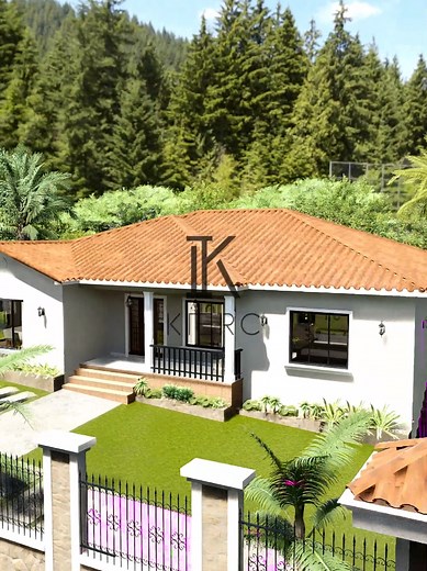 Diseño de casa de 1 nivel 16.20m x 14m en Chiquimulilla